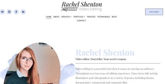 Rachel Shenton Video Editor