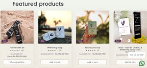 ZF Naturals homepage after
