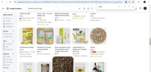 mosaics tea in google shopping