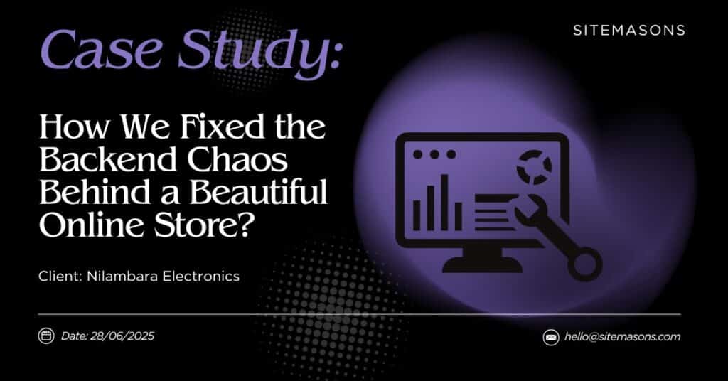 How We Fixed the Backend Chaos Behind a Beautiful Online Store