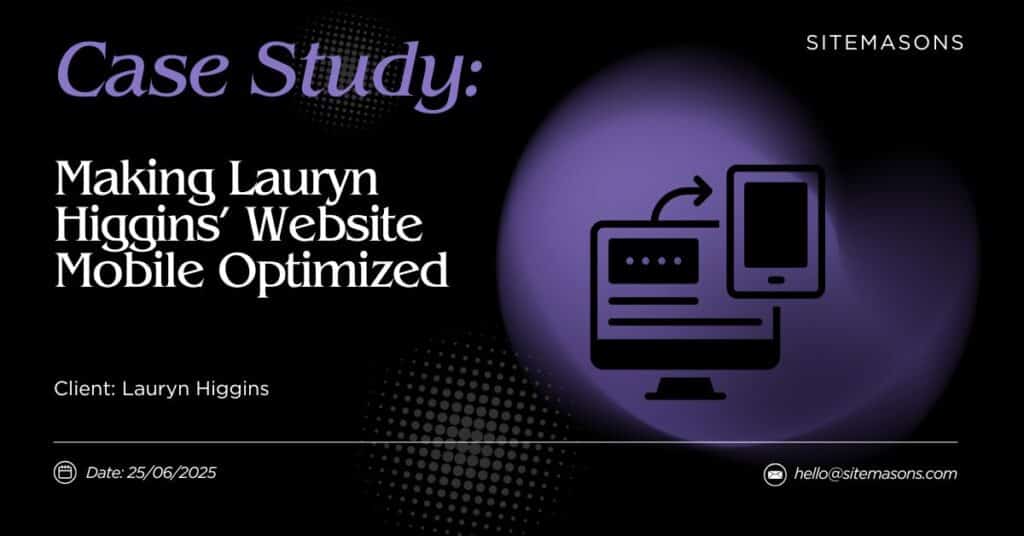 Making Lauryn Higgins Website Shine A Complete Mobile Optimization Transformation