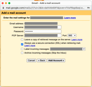 gmail and webmail